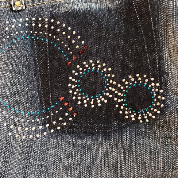 Low rise. Y2K Premium Angel NWT bootcut jeans - Picture 8 of 16